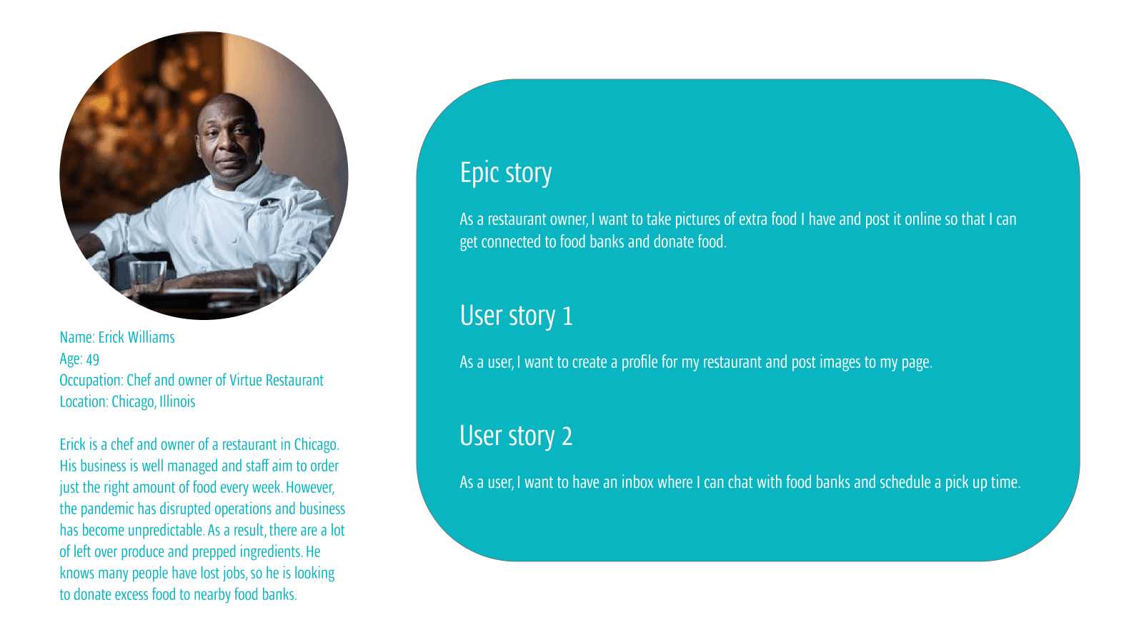 User stories 1 of 3
