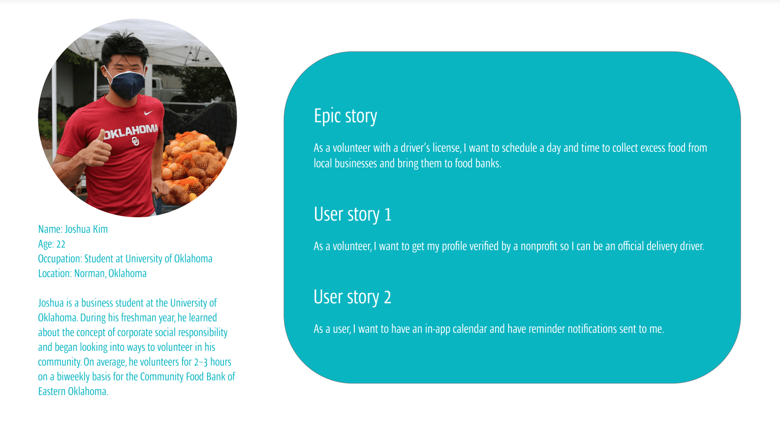 User stories 2 of 3