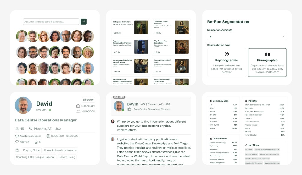 Evidenza segmentation and sample exploration UI