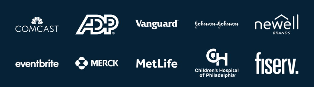 Logo grid of Think Company enterprise clients